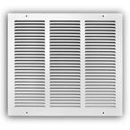 16 in. x 14 in. Steel Return Air Grille in White