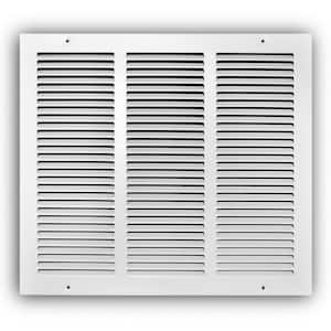 16 in. x 14 in. Steel Return Air Grille in White