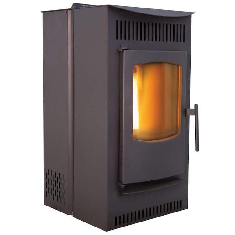 Castle 1,500 sq. ft. Serenity Pellet Stove Heating Capability, Smart Controller, 40 lbs. Hopper Capacity