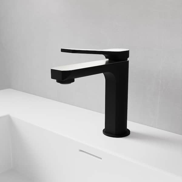 ANZZI Single-Handle Single-Hole Bathroom Faucet with Pop-Up Drain