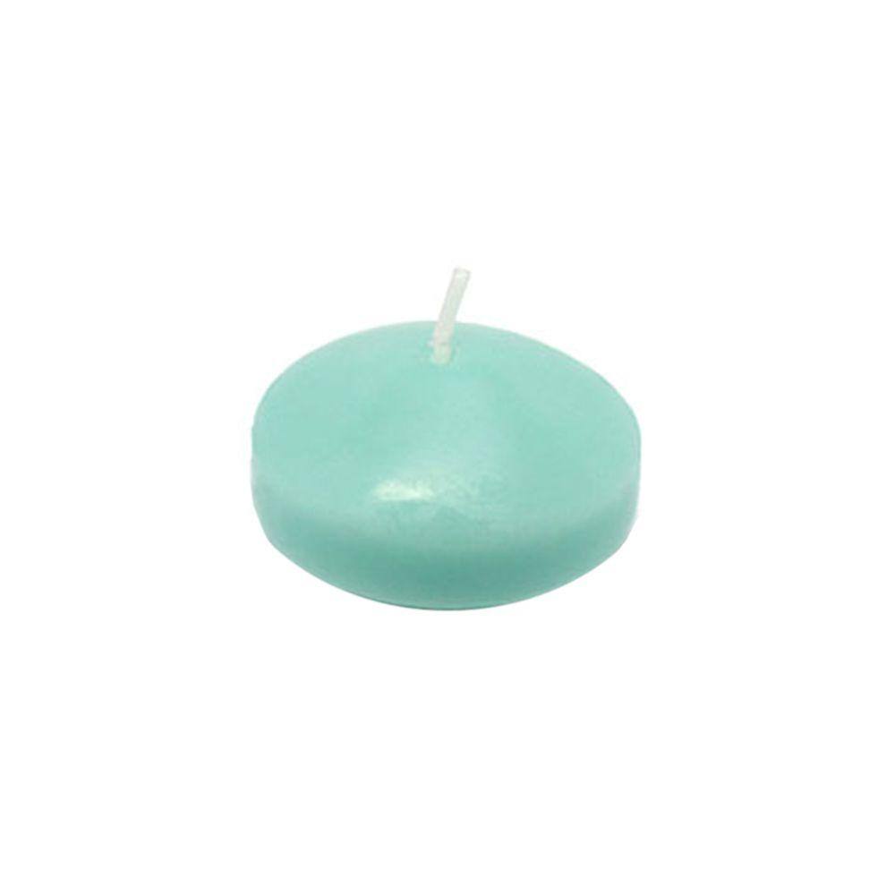 UPC 858620002467 product image for Zest Candle 1.75 in. Aqua Floating Candles (Box of 24), Blue | upcitemdb.com