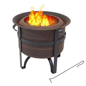 Steel Cauldron-Style Smokeless Fire Pit
