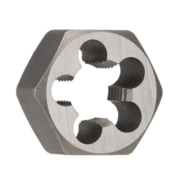 Drill America 1-3/8 in.-6 Carbon Steel Hex Re-Threading Die