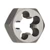 Drill America DWT Qualtech Carbon Steel Hex Rethreading Die – 9/16-18 Size, For Cleaning Bruised Or Rusty Threads