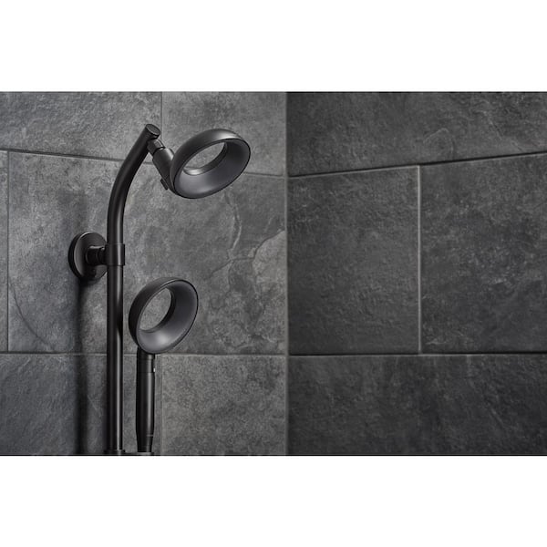 Statement VES 1-Spray Pattern Shower Column Kit in Matte Black