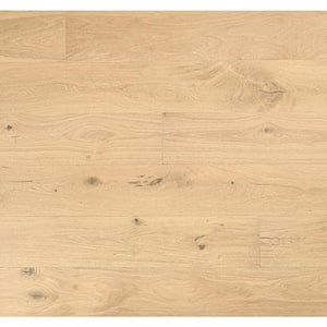 Tualatin Blonde White Oak XL 1/2 in. T x 7.5 in. W Tongue and Groove Engineered Hardwood Flooring (34.97 sq. ft./case)