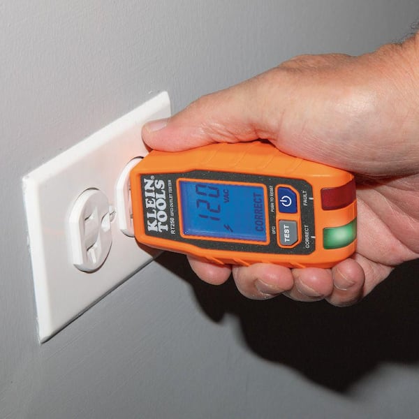 Klein Tools - GFCI Electrical Outlet Tester with LCD Display