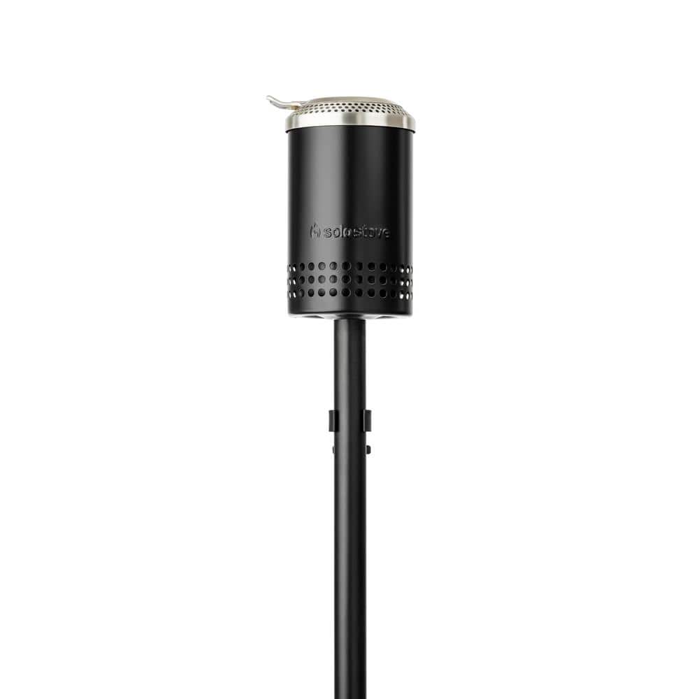 Black Cold-Rolled Steel Adjustable Outdoor Torch