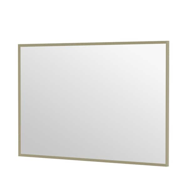 Klajowp 48 in. W. x 32 in. H Rectangle Aluminum Alloy Framed Wall ...