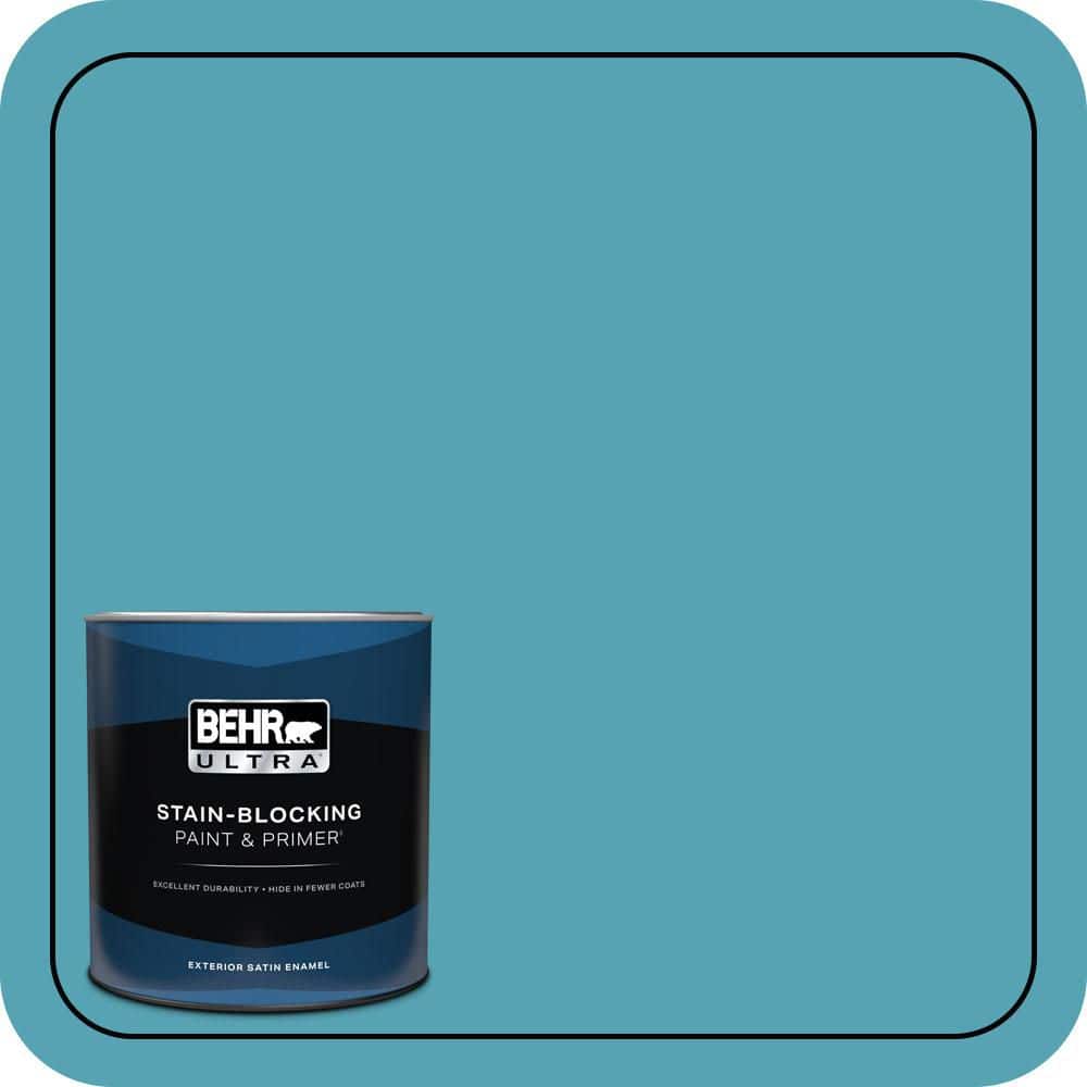1 qt. #M470-5 Explorer Blue Satin Enamel Exterior Paint & Primer price history on PriceWatchPro