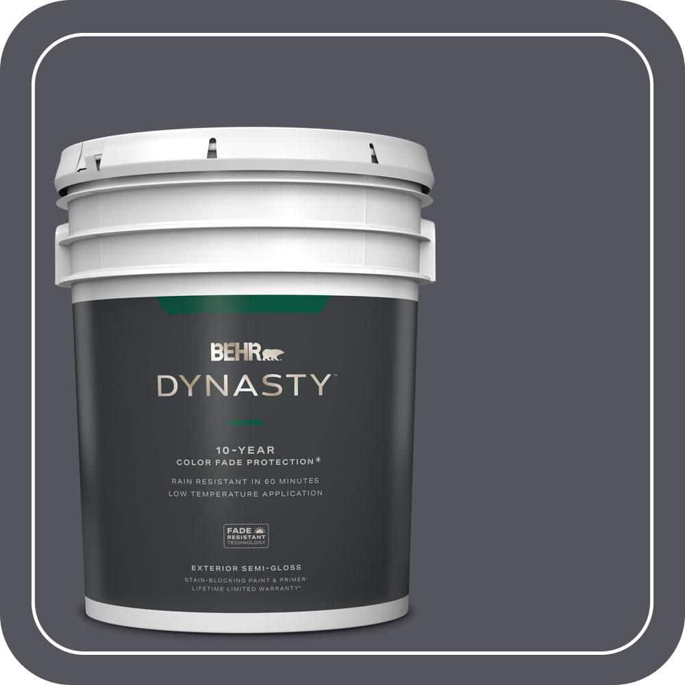 5 gal. #N540-7 Coal Mine Semi-Gloss Exterior Stain-Blocking Paint & Primer price history on PriceWatchPro