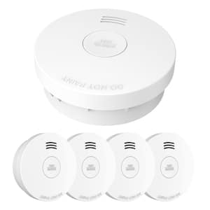 Photoelectric Smoke Alarm With 10-Years Sealed Lithium Battery (4-Pack)