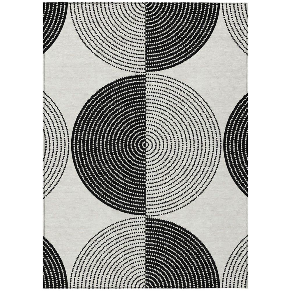 Chantille Machine Washable Indoor/Outdoor Abstract ACN2275 Ivory 3 ft. x 5 ft. Area Rug price history on PriceWatchPro