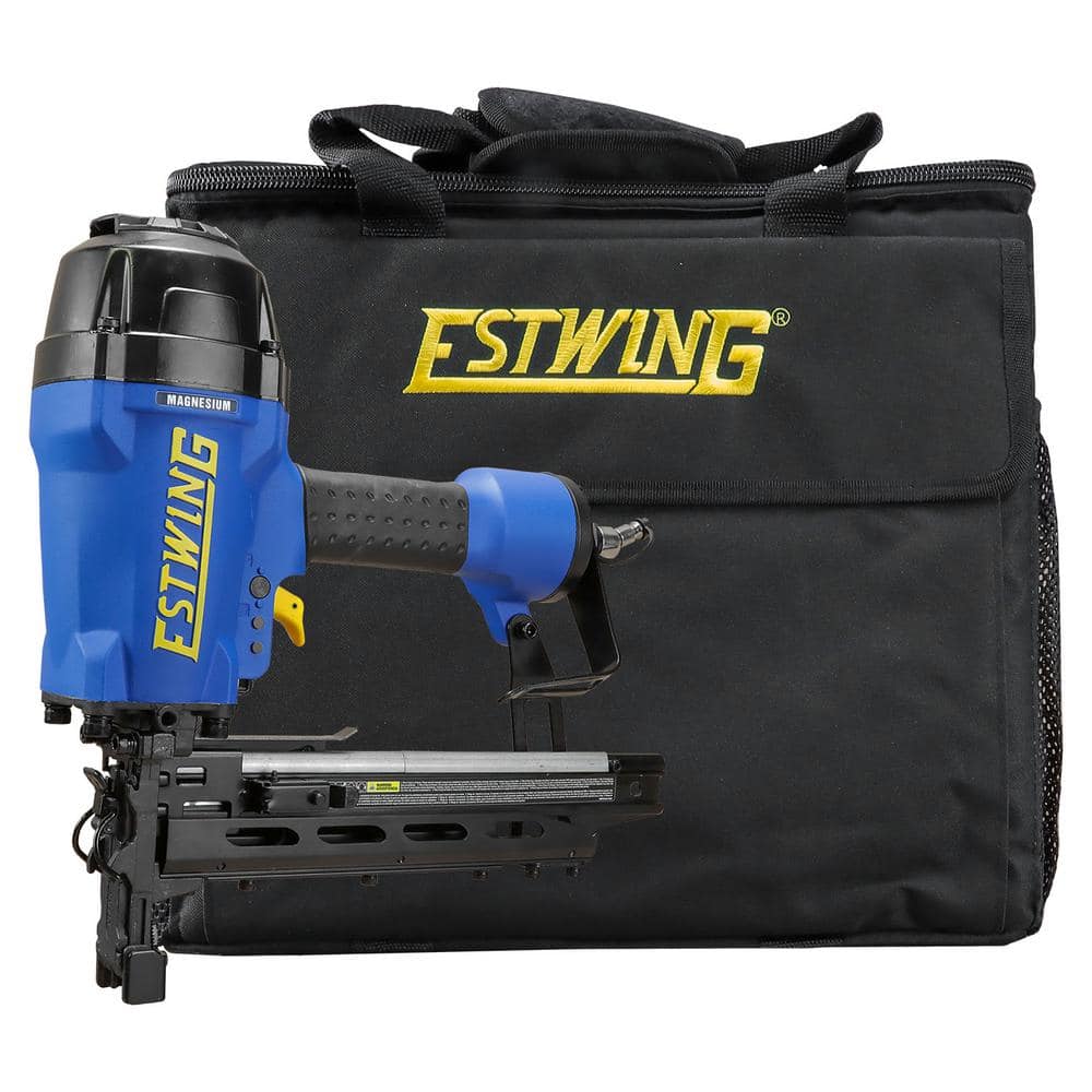 Pneumatic 9-Gauge 2 in. Fencing Stapler with Adjustable Metal Belt Hook, 1/4 in. NPT Industrial Swivel Fitting and Bag price history on PriceWatchPro