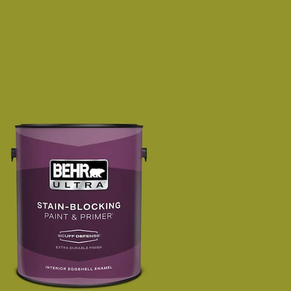 BEHR ULTRA 1 gal. #P350-7 Lazy Lizard Extra Durable Eggshell Enamel Interior Paint & Primer