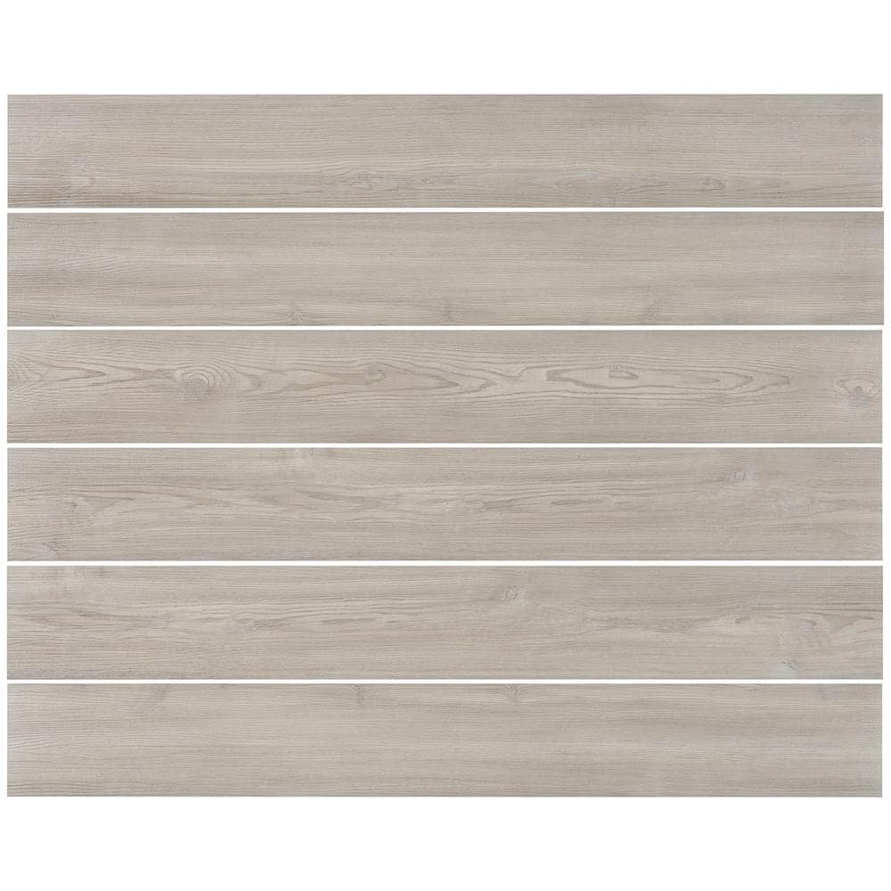 White Oak Vintage Gray Waterproof Vinyl Plank Flooring