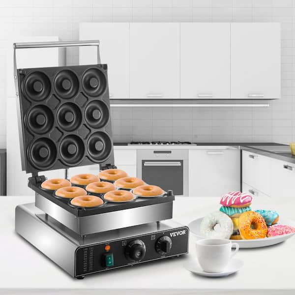 Mini Donut Maker Machine With Adjustable Temperature Double Sided