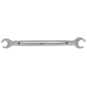 9 mm x 11 mm Double End Flare Nut Wrench