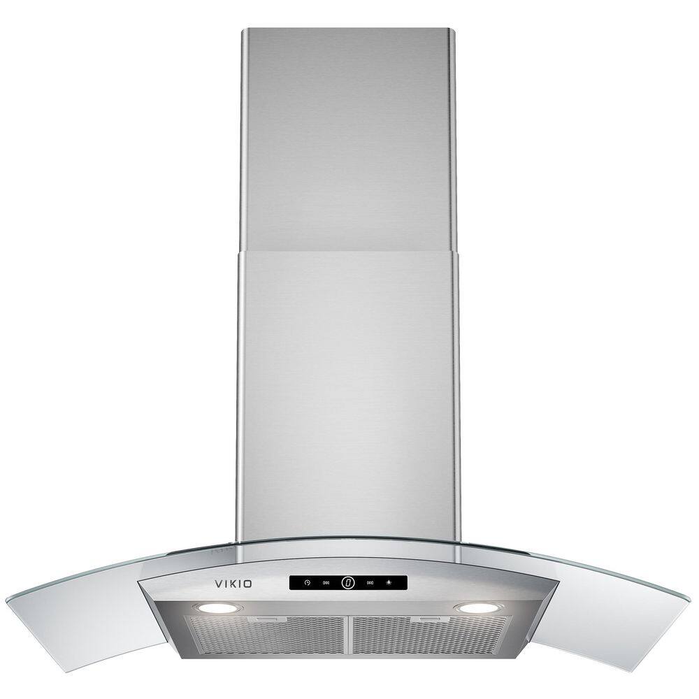36 in. 500 CFM Ductless Convertible Wall Mount Range Hood in Stainless Steel and Glass price history on PriceWatchPro