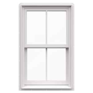 28 in. x 54 in. W5500 Double Hung Wood Clad Window with Stormy Exterior