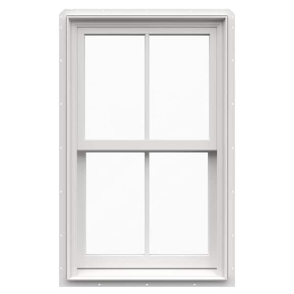 JELD-WEN 28 in. x 54 in. W5500 Double Hung Wood Clad Window with Stormy Exterior
