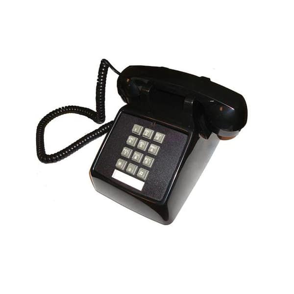 Cortelco Desk Value Line Corded Telephone - Black