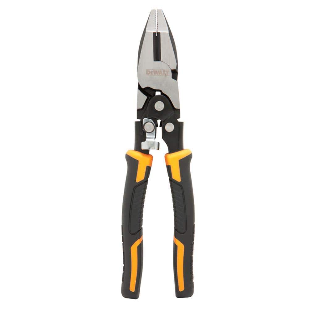 DEWALT 8 in. Compound Action Linesman Pliers DWHT70276 - The Home Depot