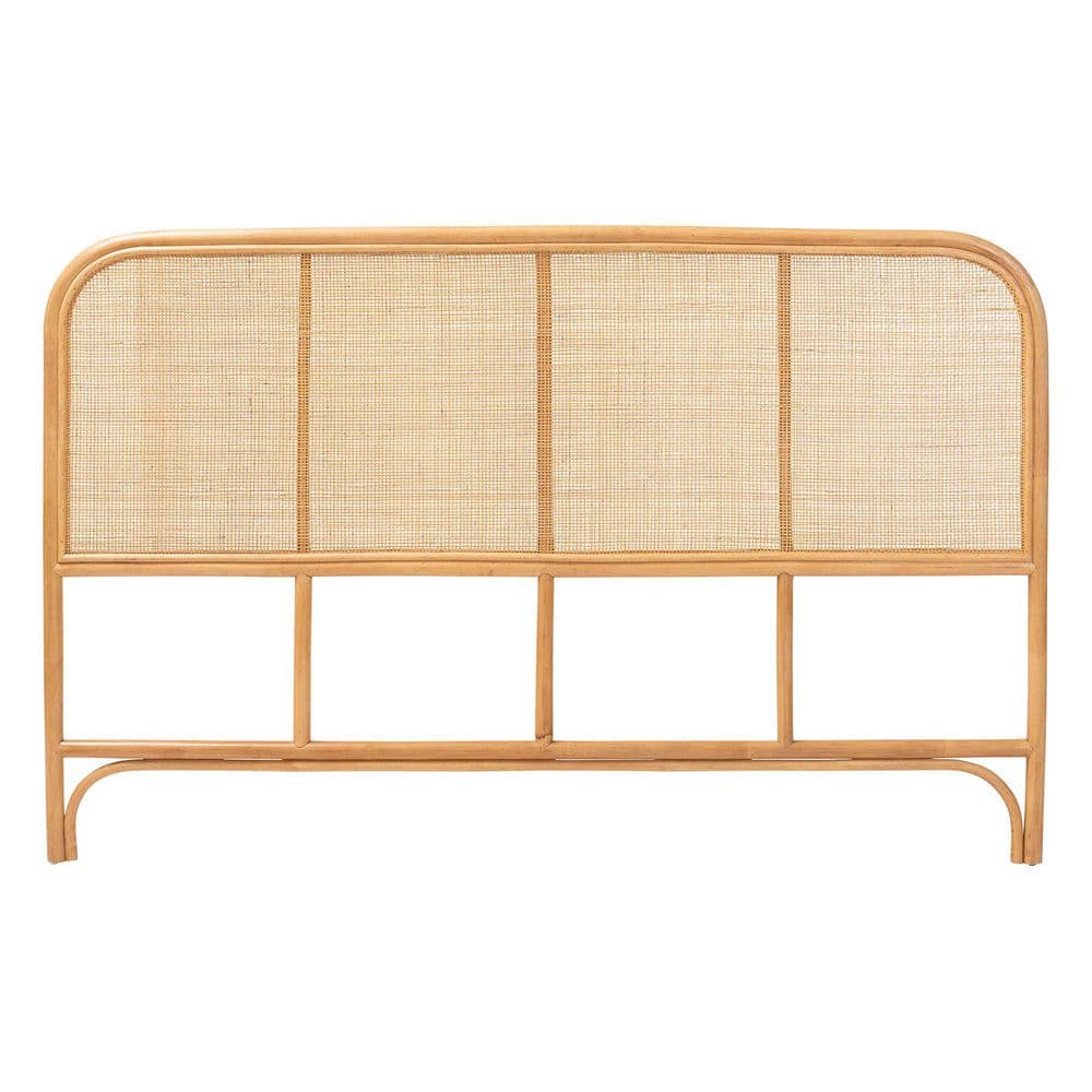 Agota Light Honey Rattan Queen Standalone Headboard - thumbnail 2