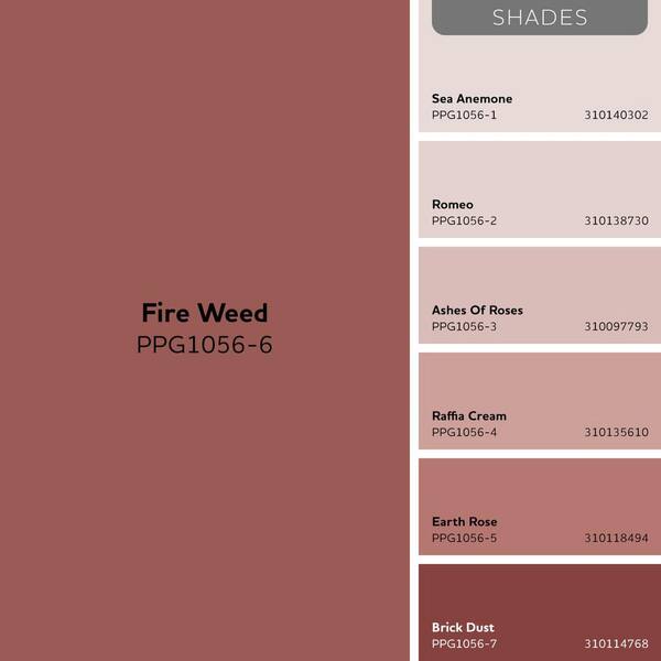 Glidden Premium 1 qt. PPG1056-6 Fire Weed Satin Exterior Latex