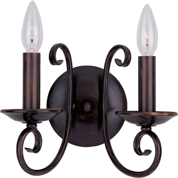 Loft 2-Light Oil-Rubbed Bronze Sconce