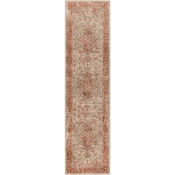 Artistic Weavers Ebel Beige Medallion 3 ft. x 10 ft. Indoor Runner Area Rug