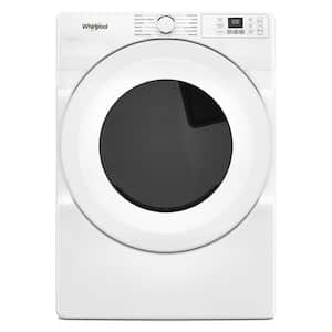 7.4 Cu. Ft. vented Front Load Electric Dryer in White with Quick Dry