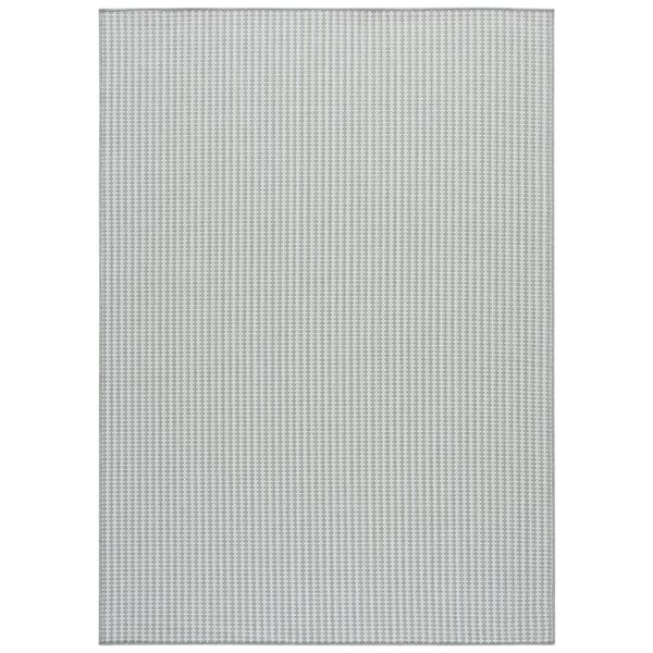 SAFAVIEH Terrace Gray/Ivory 4 ft. x 6 ft. Geometric Striped Indoor/Outdoor Area Rug