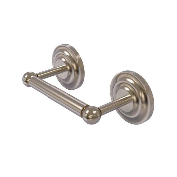Allied Brass QN-24-2-PEW Que New Collection Double Roll Toilet Tissue Holder Antique Pewter 
