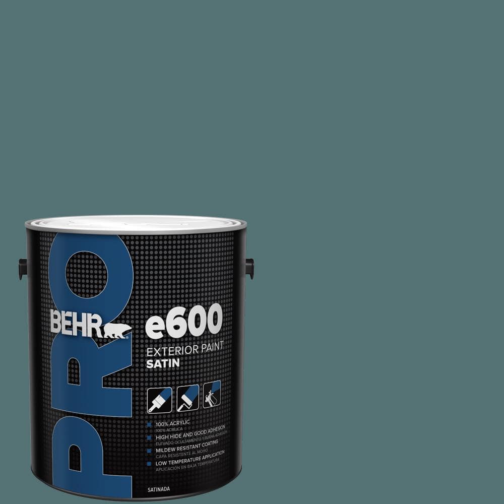 BEHR PRO 1 gal. PPU1302 Juniper Berries Satin Exterior Paint PR64301