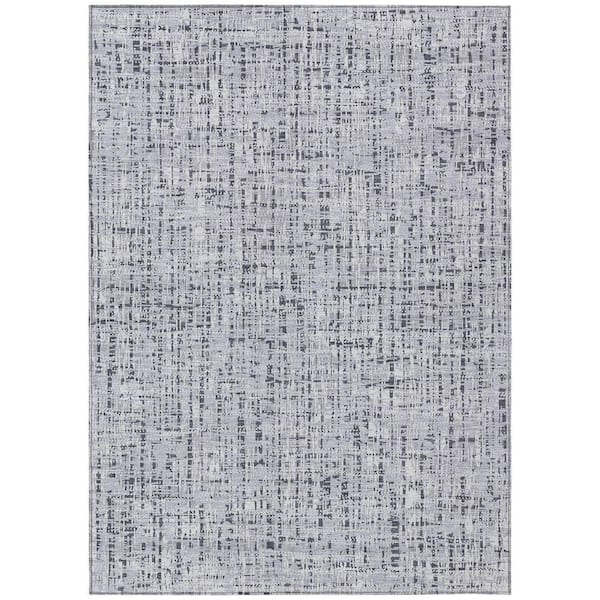 Chantille Machine Washable Indoor/Outdoor Abstract ACN2735 Putty 10 ft. x 14 ft. Area Rug