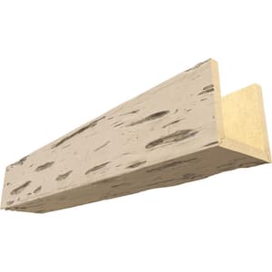 Endurathane 12 in. H x 10 in. W x 24 ft. L Pecky Cypress Driftwood Faux Wood Beam