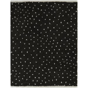 Blume Charcoal 8 ft. x 10 ft. Dots Area Rug