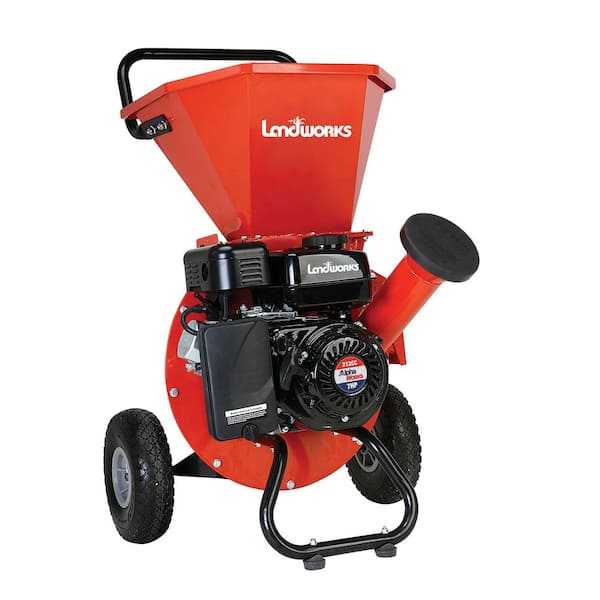 GreatCircleUSA 3 in. Max Wood Diameter Capacity Gas Powered Wood Chipper w/Shredder Mulcher, 3 in 1 Multi-Function
