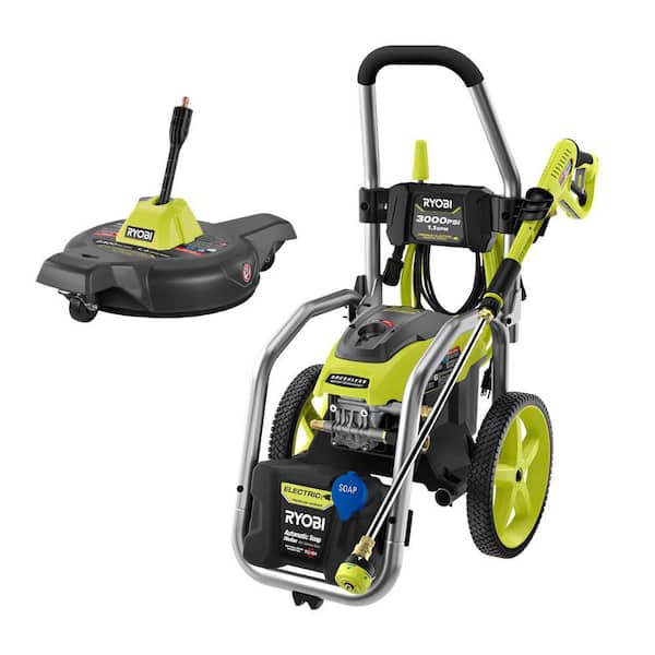 RYOBI 3000 PSI 1.1 GPM Cold Water Electric Pressure Washer and 12