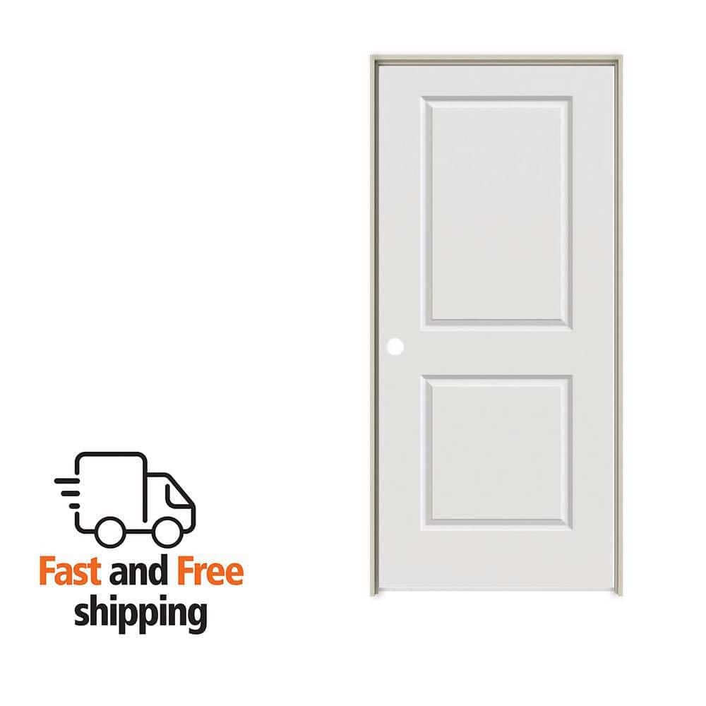 MMI DOOR 28 in. x 80 in. Smooth Carrara Right-Hand Solid Core