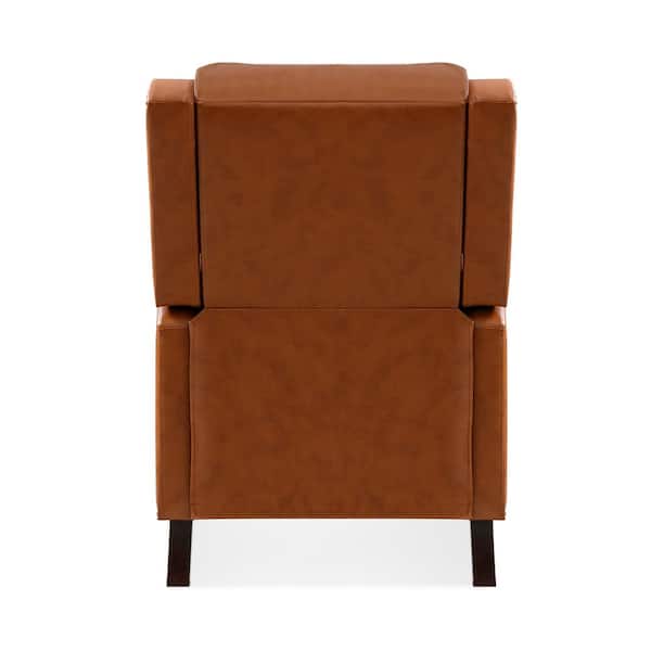 LUE BONA 26 in. W Retro Camel Living Room Chairs Recliner