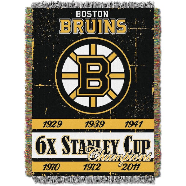 THE NORTHWEST GROUP Boston Bruins Polyester Throw Blanket