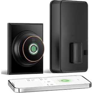 WRIGHTMASTER 3 in 1 Aluminum Smart Lock Deadbolt with App Biometric ...