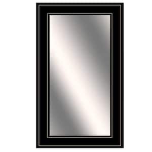 12 in. W x 21 in. H Rectangular Glass Framed Wall Mount Modern Decor Bathroom Vanity Mirror
