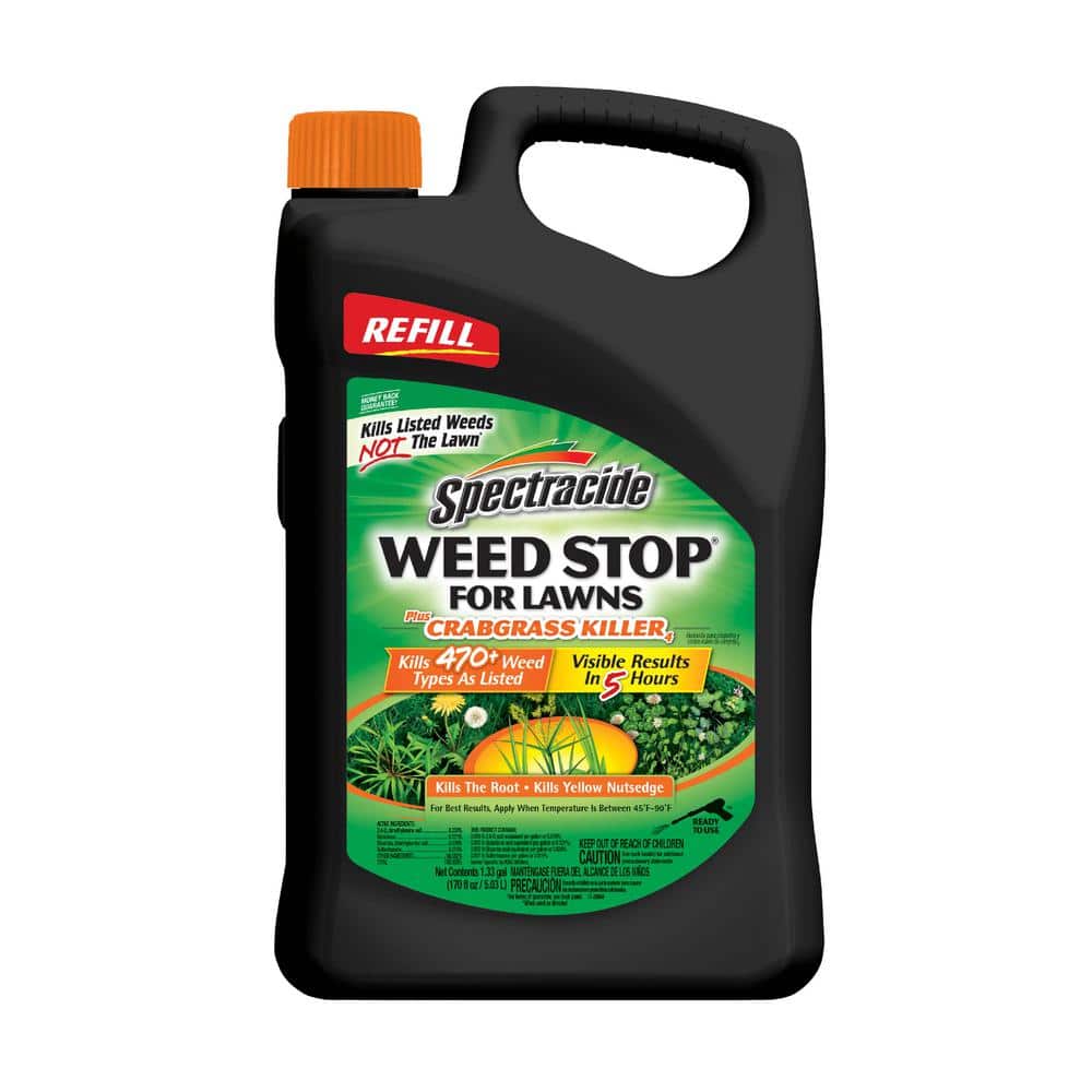 Spectracide - 1.33 Gal. Weed Stop for Lawns Plus Crabgrass Killer AccuShot Refill