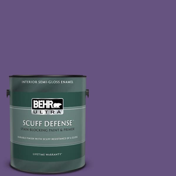 BEHR ULTRA 1 gal. Home Decorators Collection #HDC-MD-25 Virtual Violet Extra Durable Semi-Gloss Enamel Interior Paint & Primer