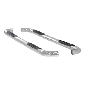 3-Inch Round Polished Stainless Steel Nerf Bars, No-Drill, Select Ford Excursion, F-250, F-350 Super Duty