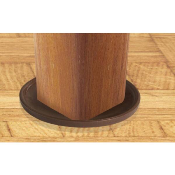 Slipstick 3 In Chocolate Brown Non, Hardwood Floor Furniture Protectors Home Depot