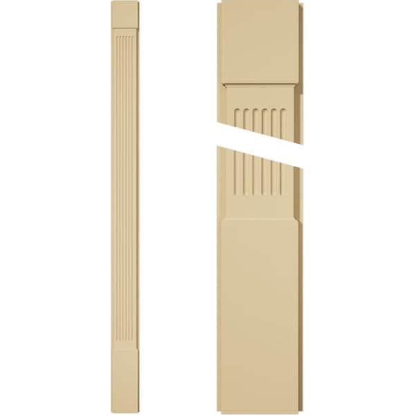 Ekena Millwork 2 in. D x 7 in. W x 102 in. L Primed Polyurethane Pilaster 1- Pack